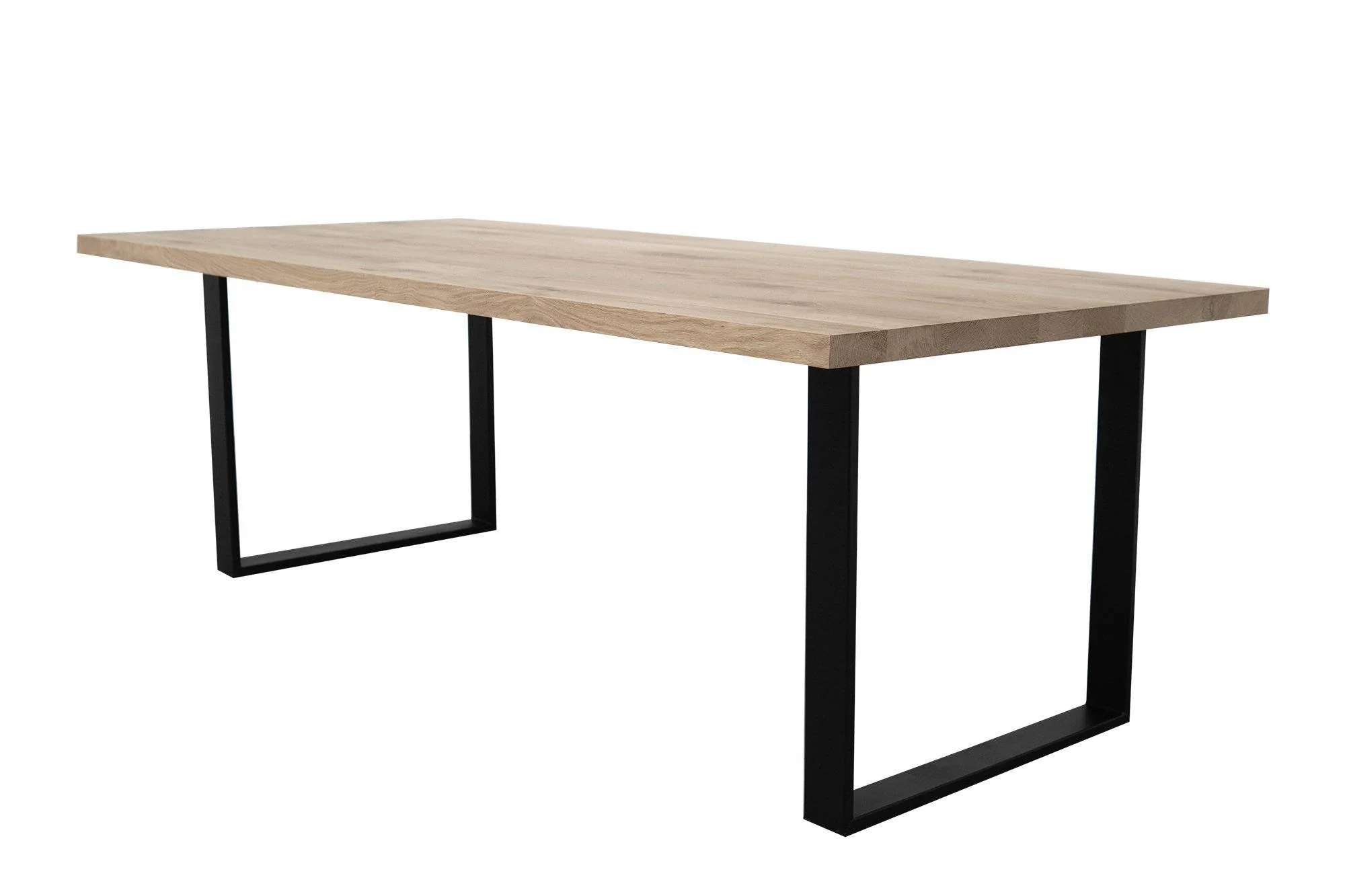 Rechteckige Eiche Esstisch U-frame