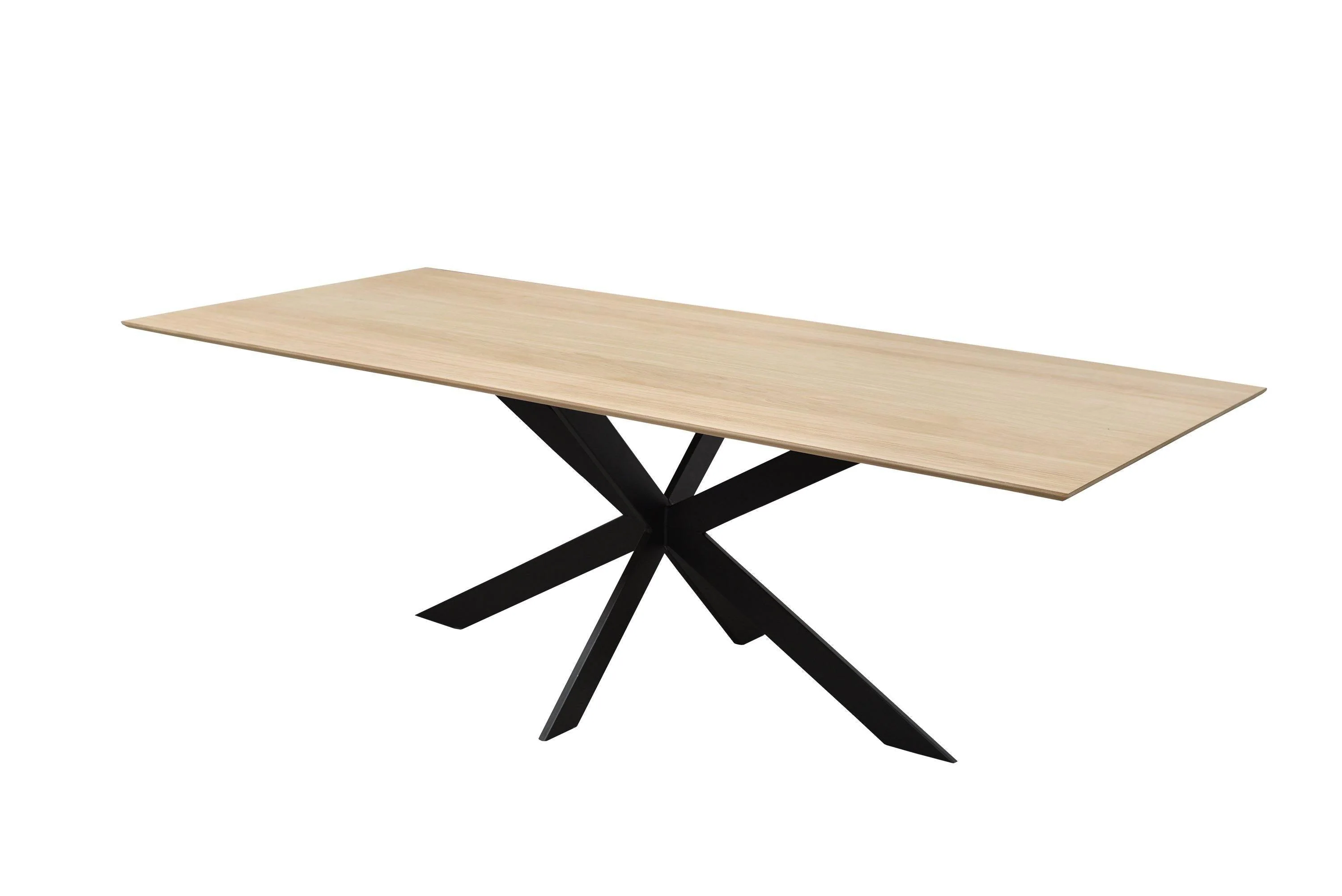 Balemo-Rechteckiger-Esstisch-Eiche-Matrix-8×2-4