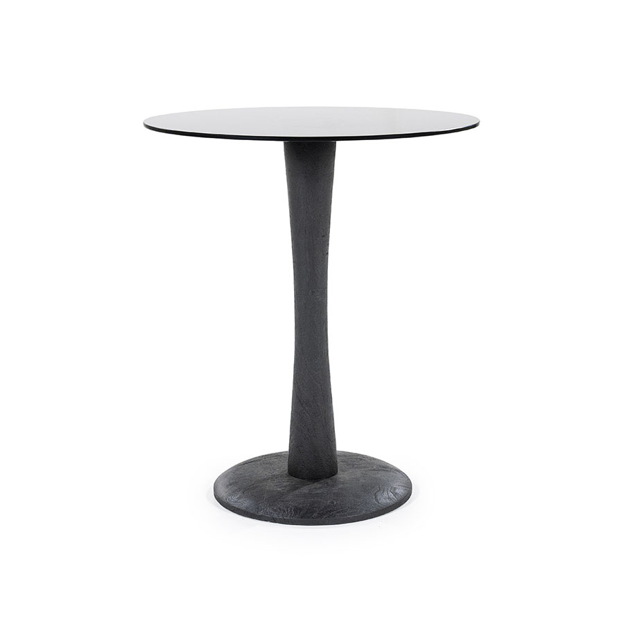 Beistelltisch Boogie rund 60 cm – schwarz
