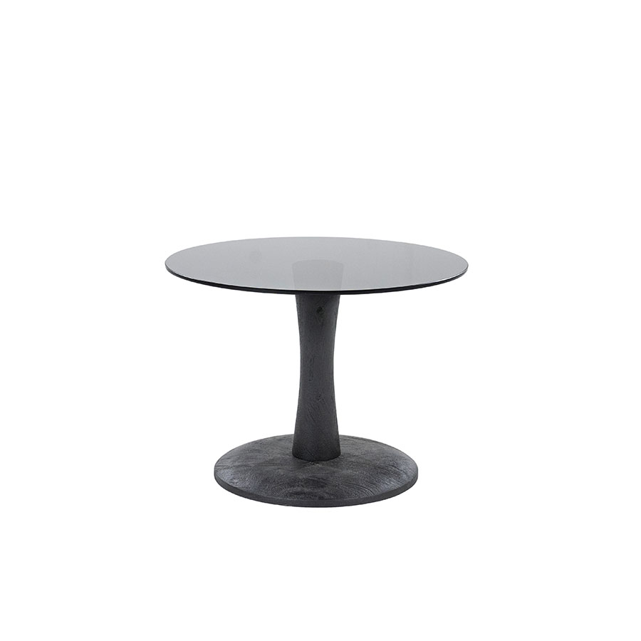 Couchtisch Boogie rund 55 cm – schwarz