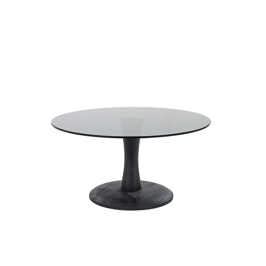 Couchtisch Boogie rund 70 cm – schwarz
