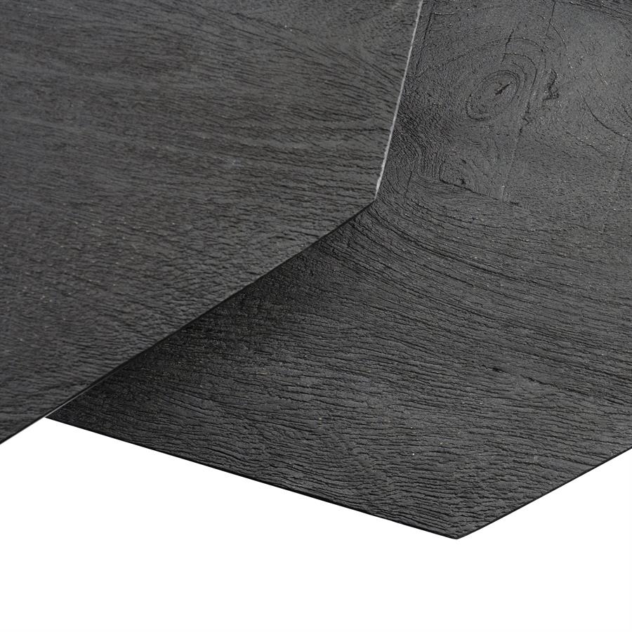 Couchtisch Set Octagon – schwarz