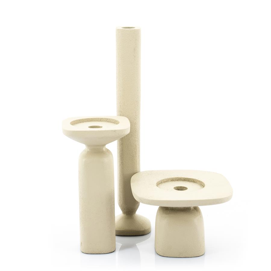 Kerzenhalter Squand groß – beige