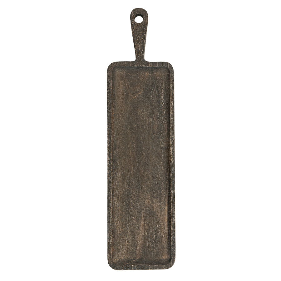 Servierbrett Plancha groß – braun