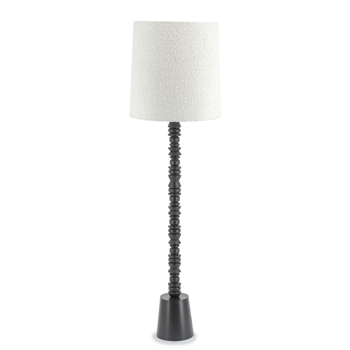 Stehlampe PULSE beige + schwarz