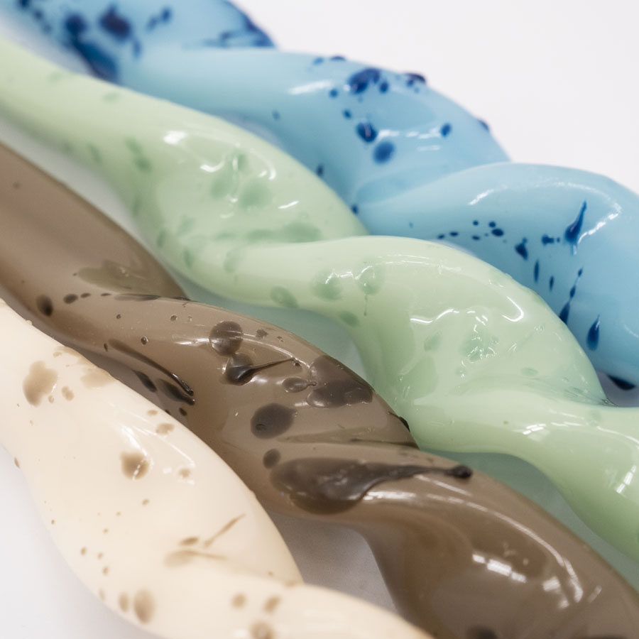 Swirly – grün (4er-Pack)