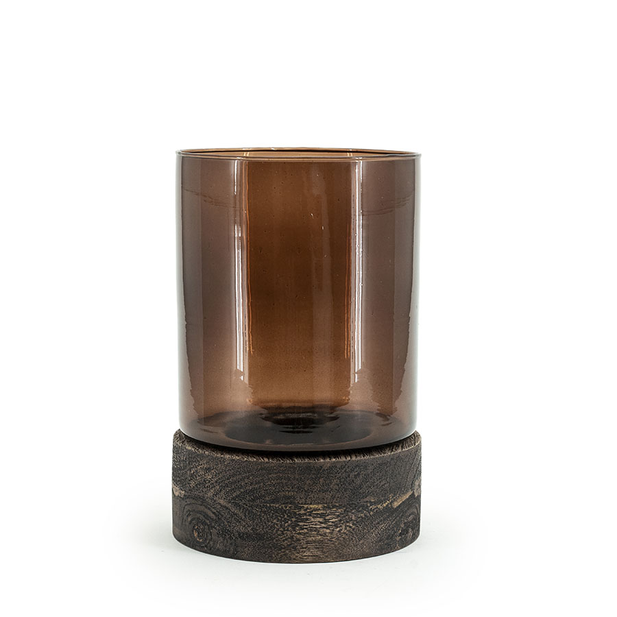 Windlicht Sia klein – braun