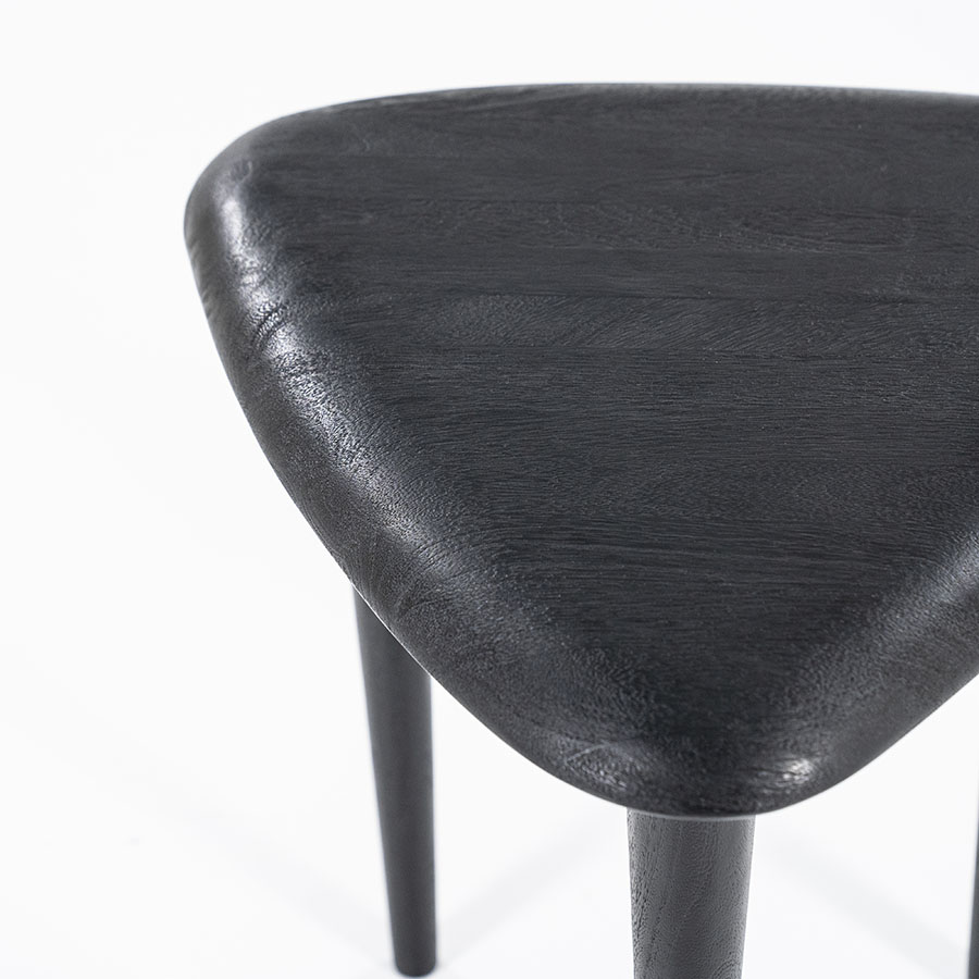 Beistelltisch Jiska 46×49 – schwarz