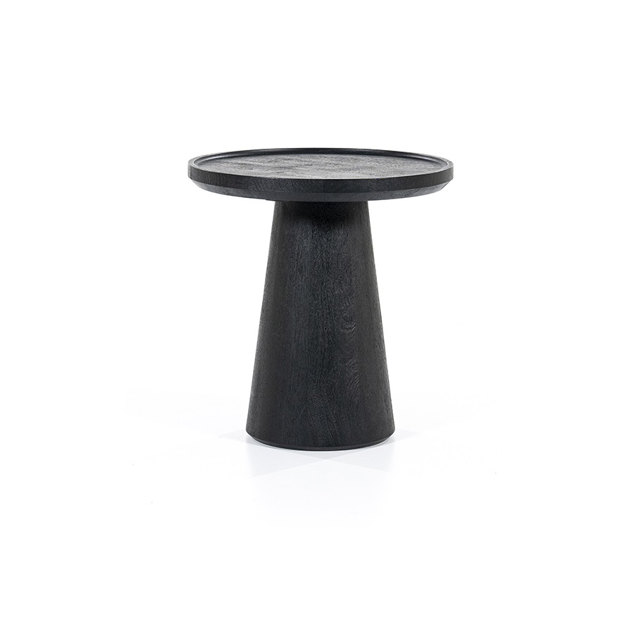 Beistelltisch Ron 46×49 – schwarz