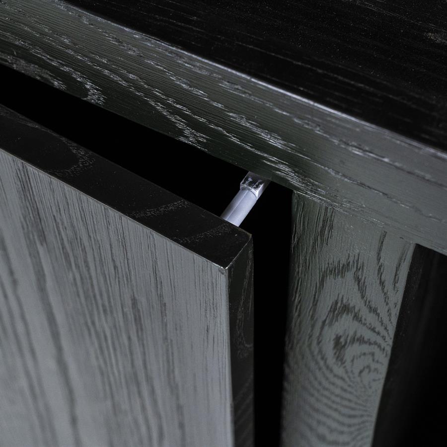 Schrank Helsinki 120x170cm 2 Türen –  schwarz