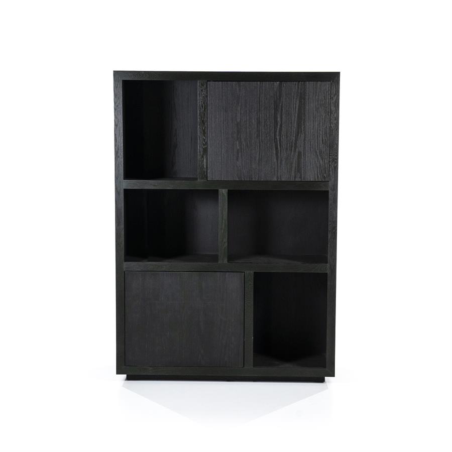 Schrank Helsinki 120x170cm 2 Türen –  schwarz