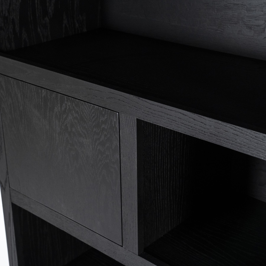 Eleonora-Schrank-Helsinki-150x220cm-2-teilig-3-Tueren-2-Schubladen-schwarz-4