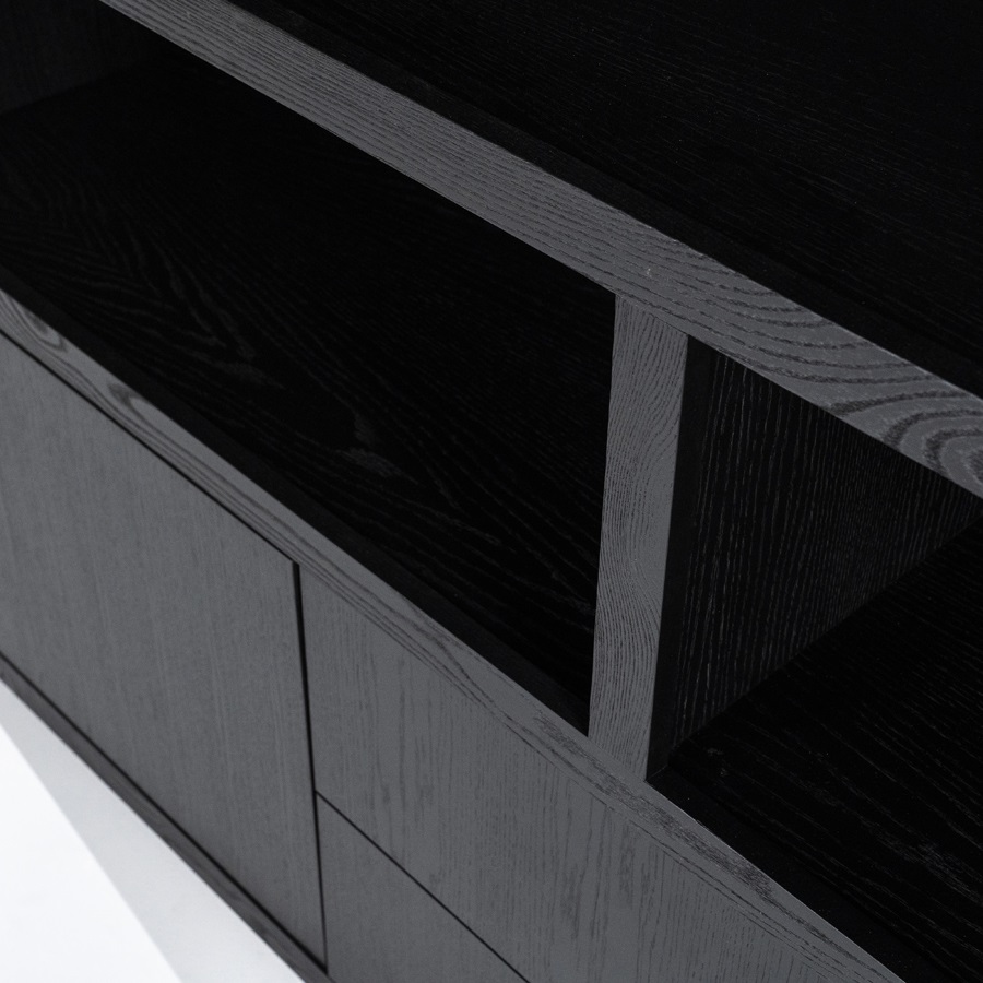 Eleonora-Schrank-Helsinki-200x220cm-2-teilig-4-Tueren-2-Schubladen-schwarz-3
