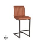 Label51-Barhocker-Milo-Mikrofaser-Cognac