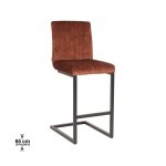 Label51-Barhocker-Milo-Samt-Rust