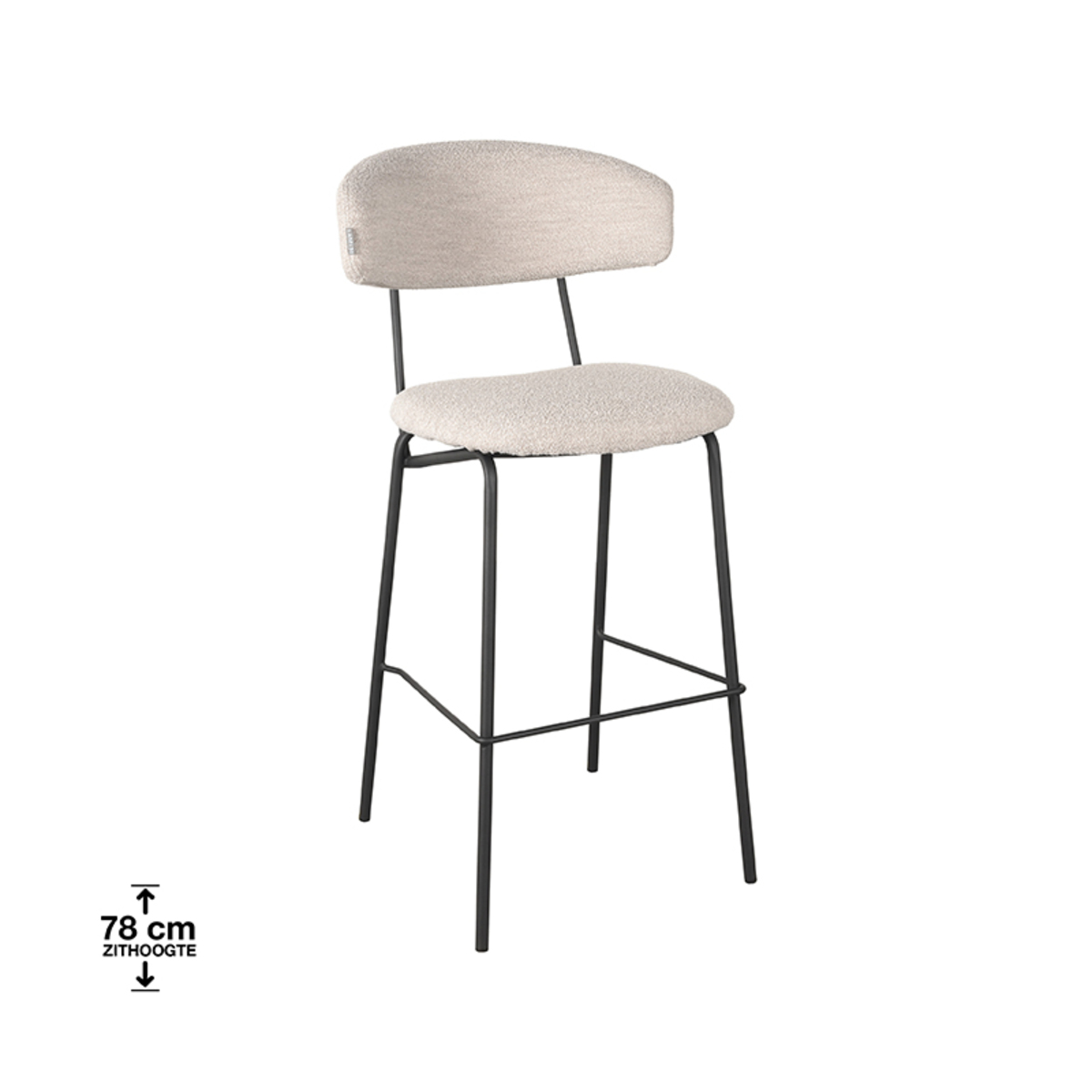 Barstuhl Zack – Boucle Natural