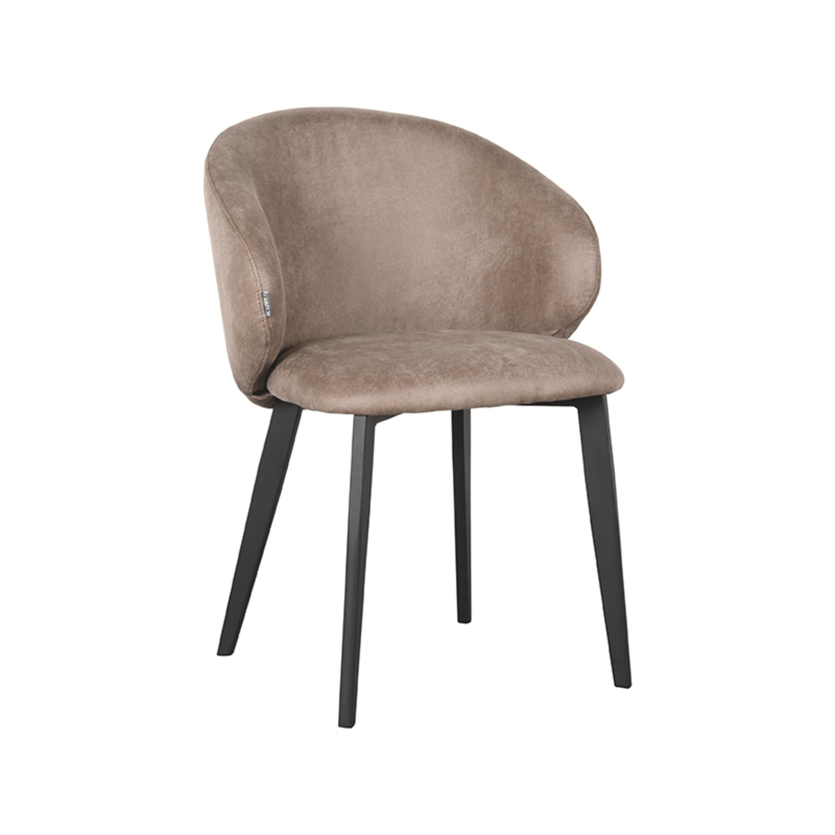 Esszimmerstuhl Logan – Wildleder Taupe