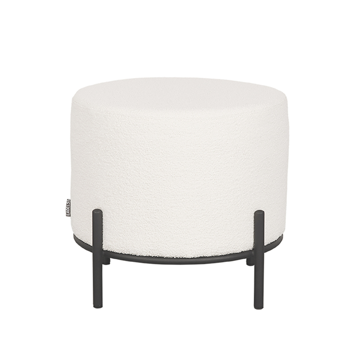 Hocker Troy – Boucle Elfenbein