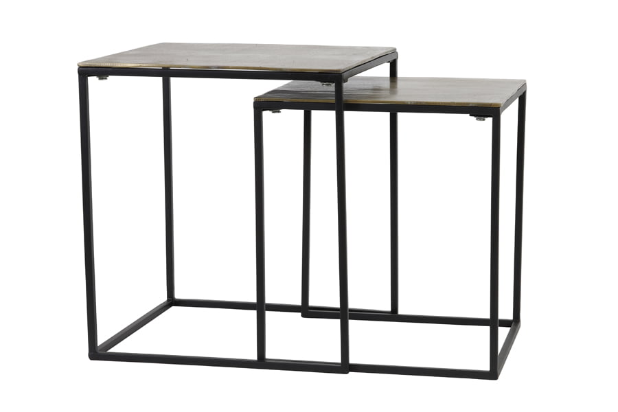 Light-Living-Beistelltisch-2er-Set-BANOS-antik-Bronze-3
