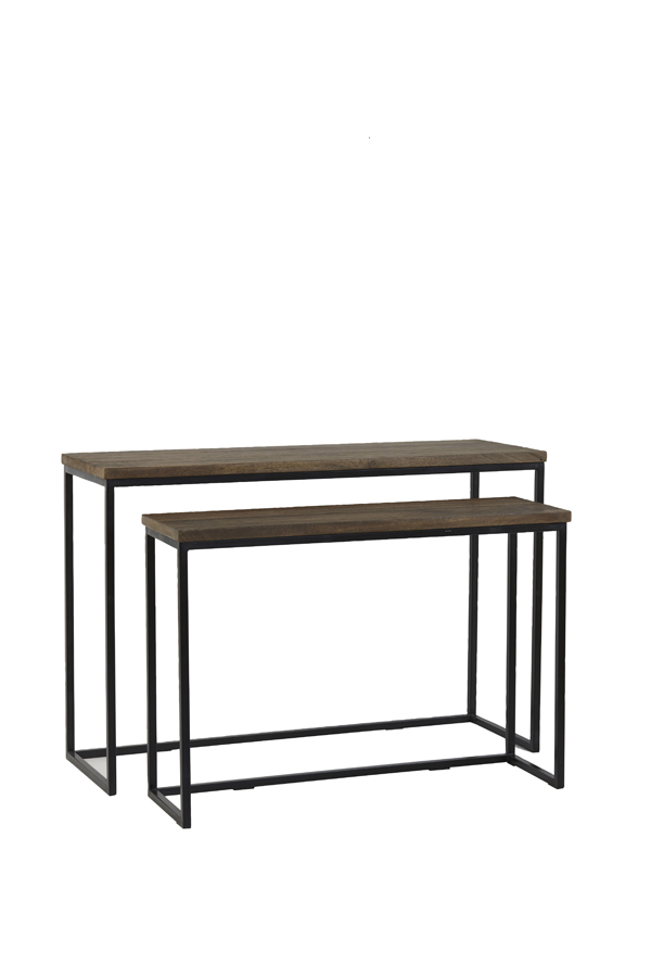 Light-Living-Beistelltisch-2er-Set-BRYSON-braun-schwarz-3