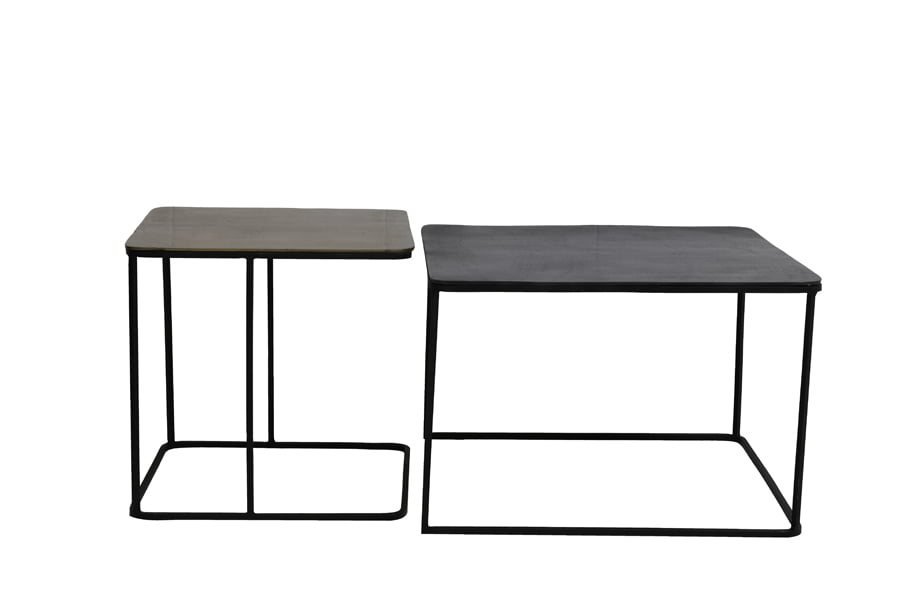 Light-Living-Beistelltisch-2er-Set-LEBU-antik-Kupfer-Bronze-4