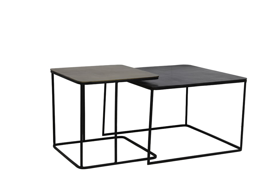 Light-Living-Beistelltisch-2er-Set-LEBU-antik-Kupfer-Bronze-5