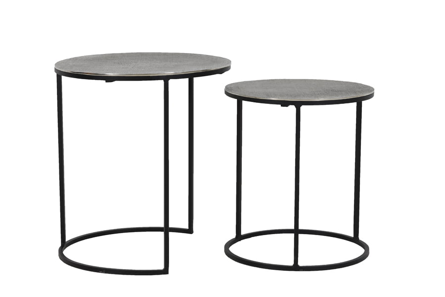 Light-Living-Beistelltisch-2er-Set-RENGO-Blei-antik-2