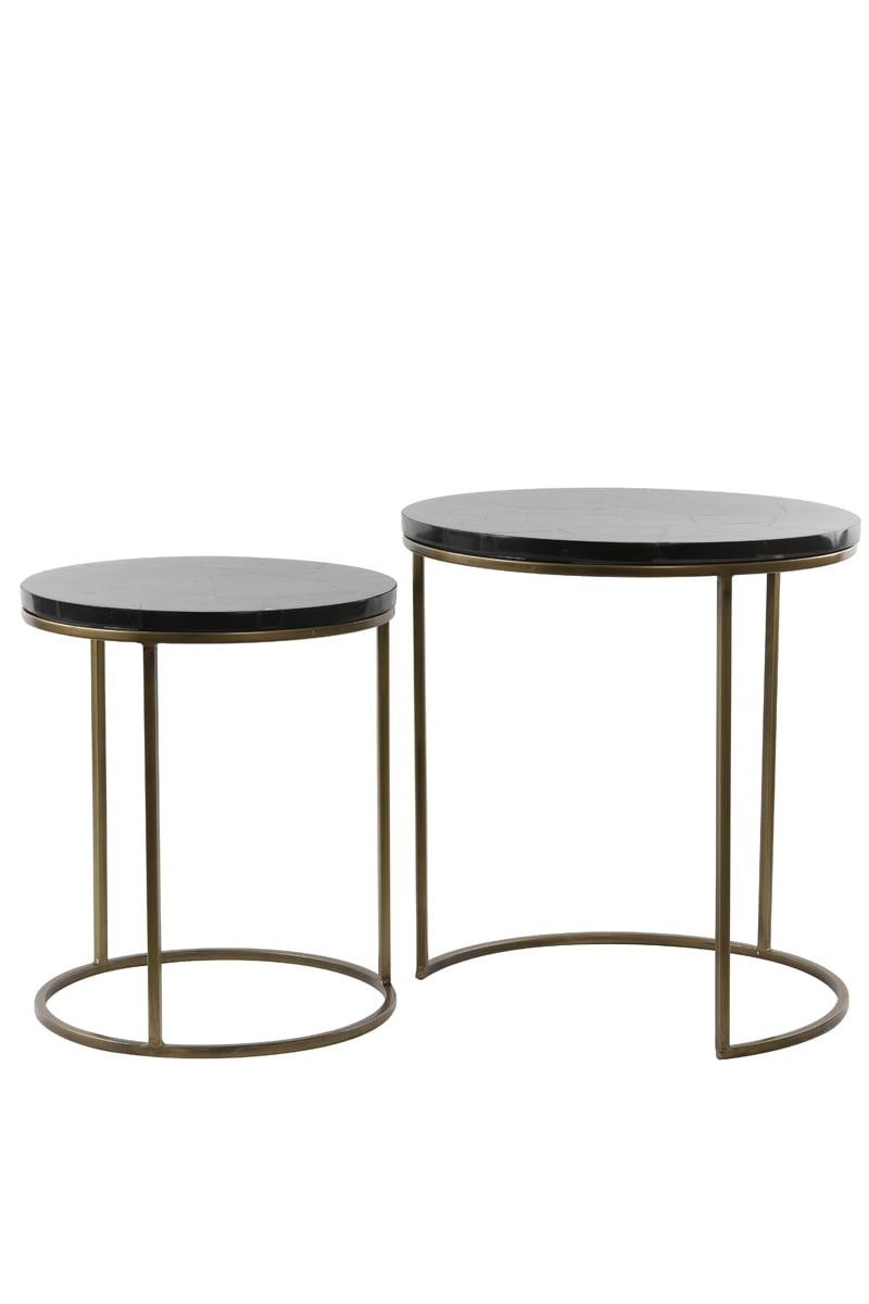 Light-Living-Beistelltisch-2er-Set-SOBRINA-Achat-schwarz-antik-Bronze-4