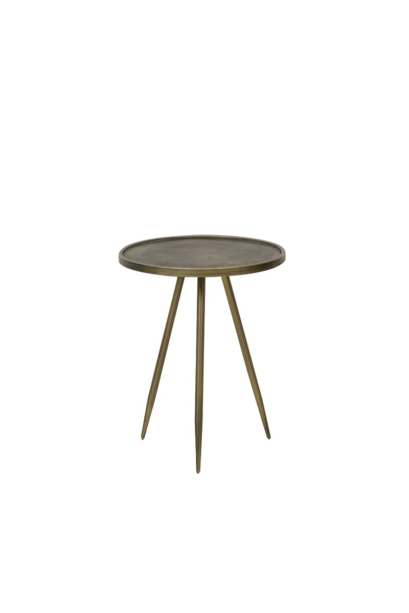Beistelltisch ENVIRA antik Gold