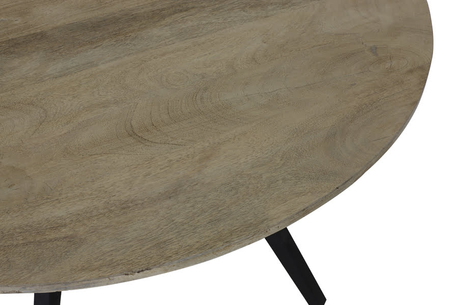 Esstisch MAGNIFERA natural – schwarz