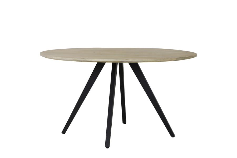 Esstisch MAGNIFERA natural – schwarz