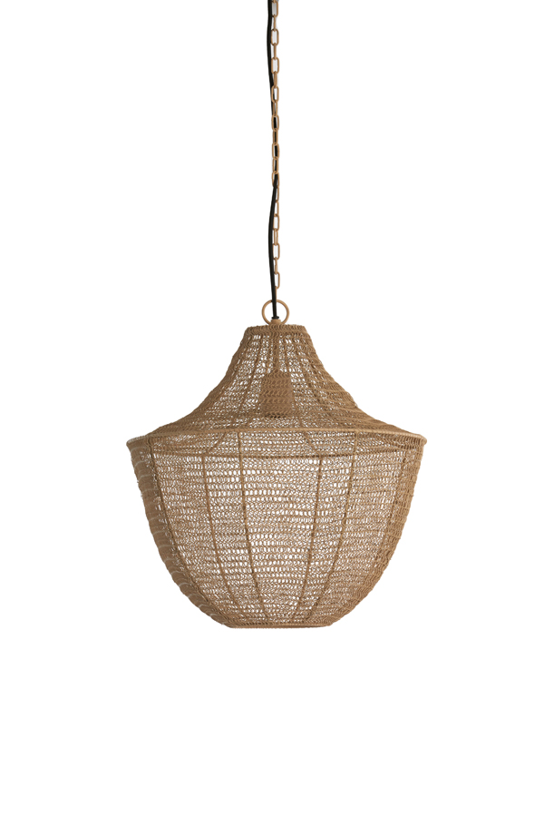 Hängeleuchte SHARIKA matt beige