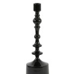 Light-Living-Kerzenstaender-O10x34-cm-SHEVA-glaenzend-schwarz