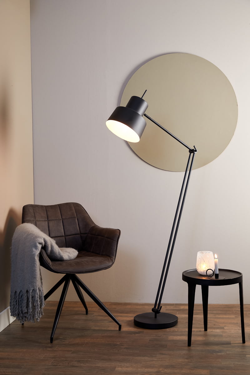 Wandlampe ORION matt schwarz