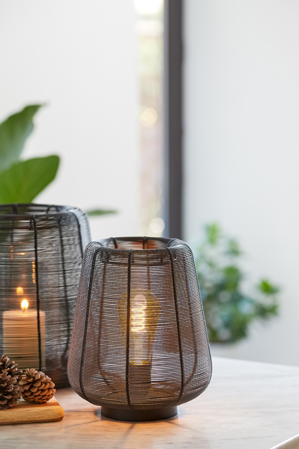 Wandlampe NEVA mattschwarz