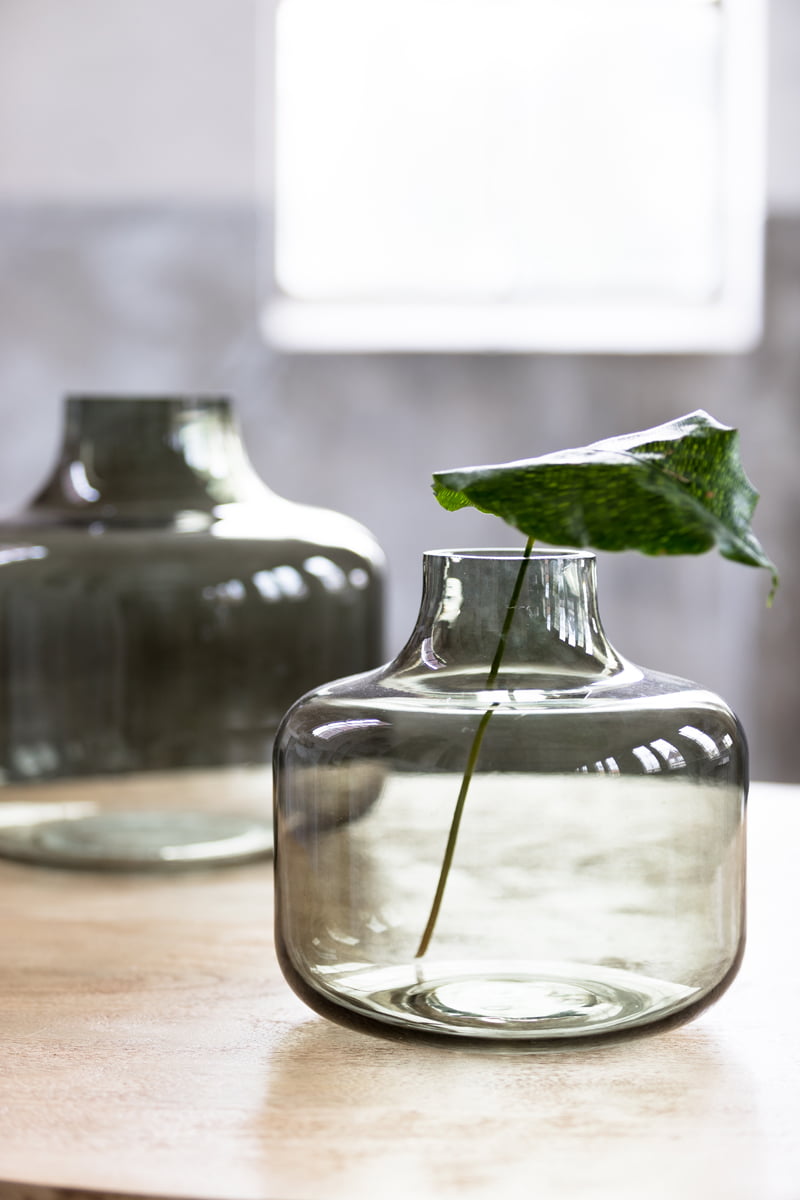 Vase PHIENE dunkelgrün