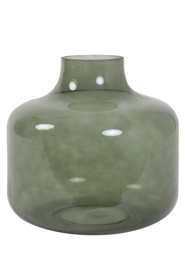 Vase PHIENE dunkelgrün