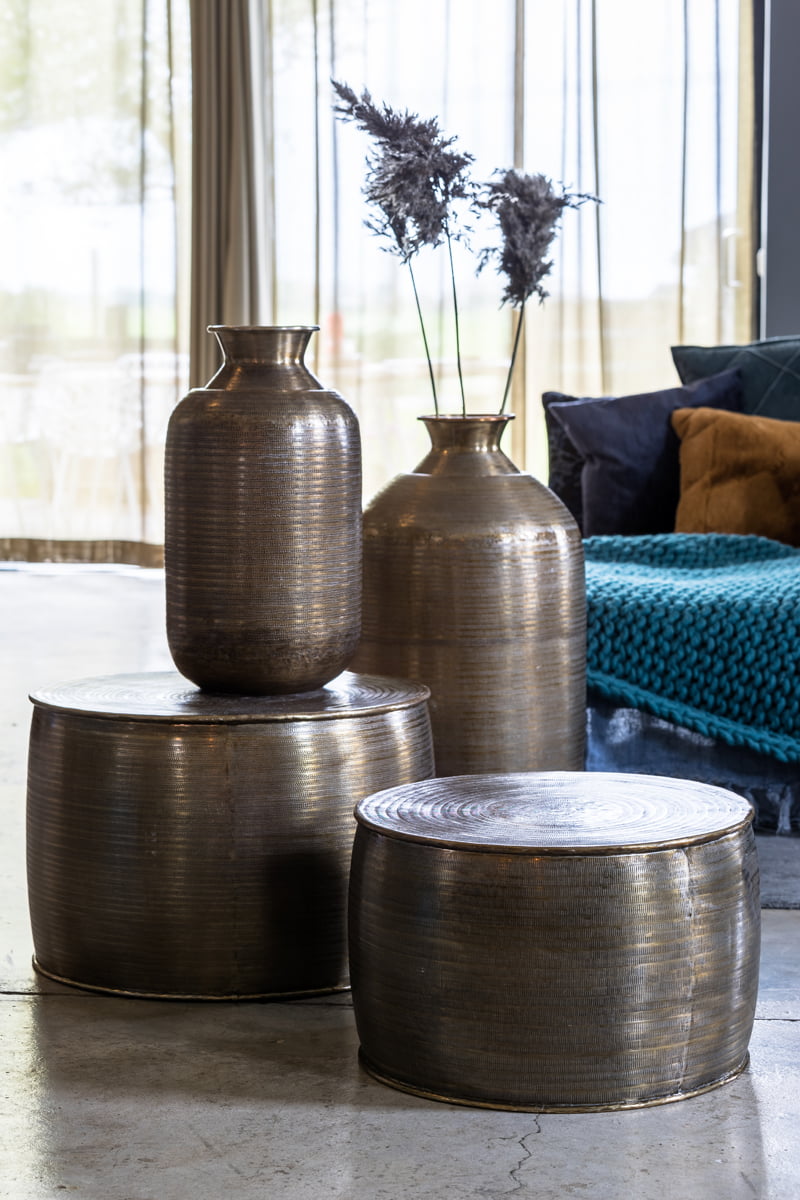 Vase deko PERROY antik Bronze