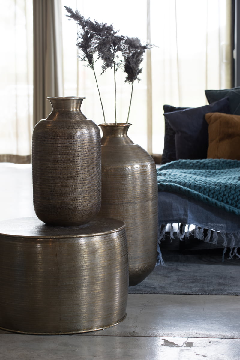 Vase deko PERROY antik Bronze