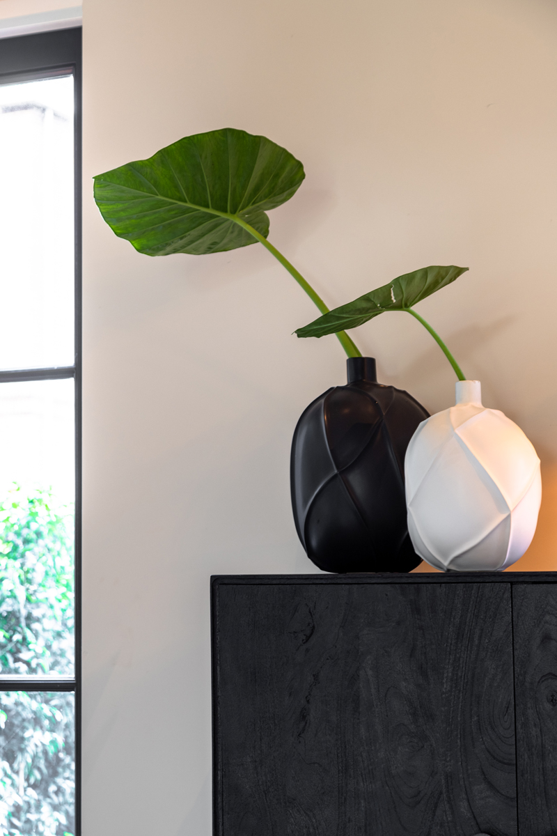 Vase deko VENTANO matt schwarz