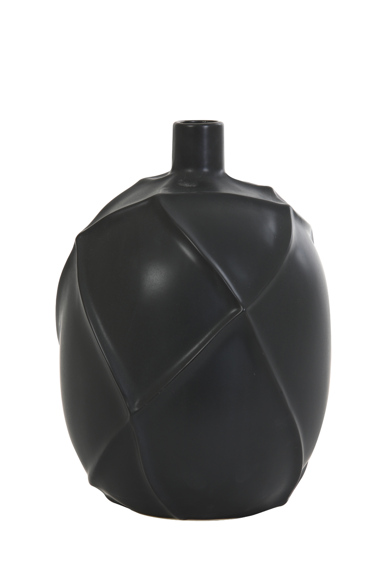 Vase deko VENTANO matt schwarz