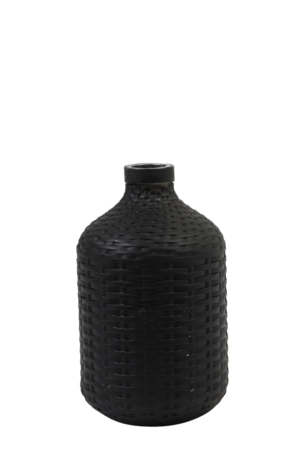 Vase deko WICK mattschwarz