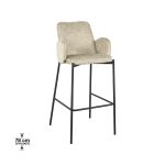 Label51-Barhocker-Joni-Samt-Beige