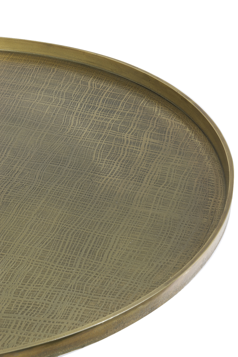 Couchtisch POPETA antik Bronze