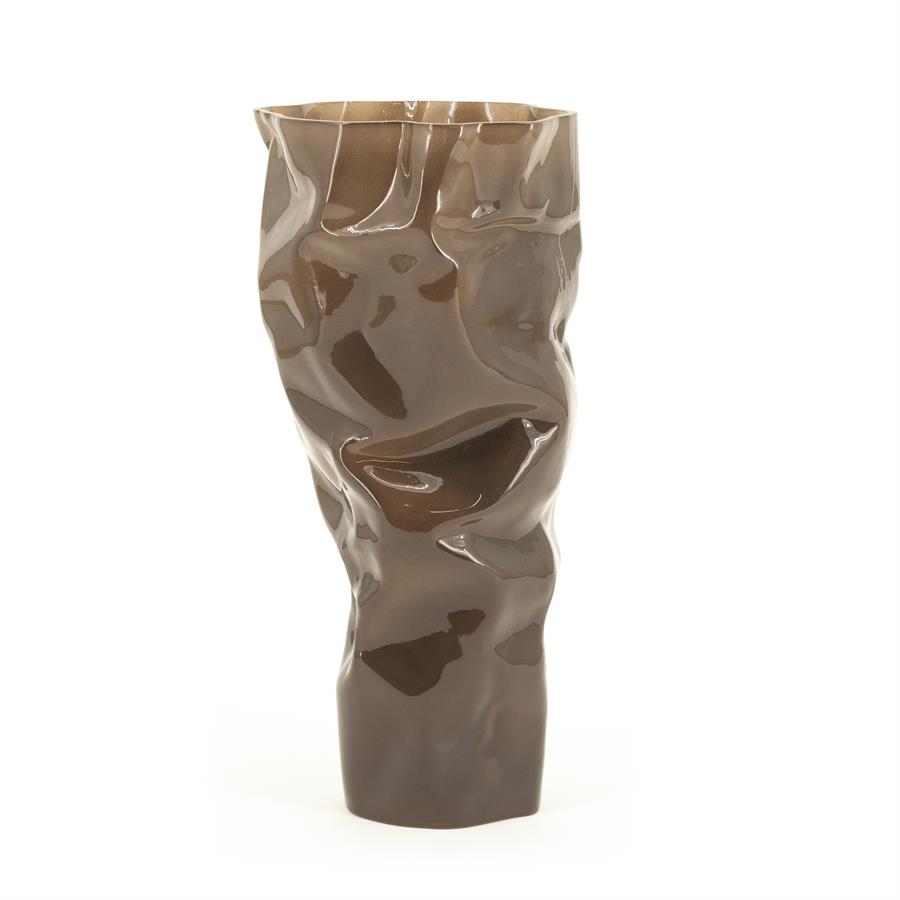 Vase Rias Groß Braun