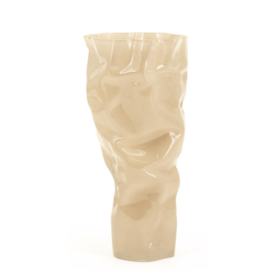 Vase Rias Groß Taupe
