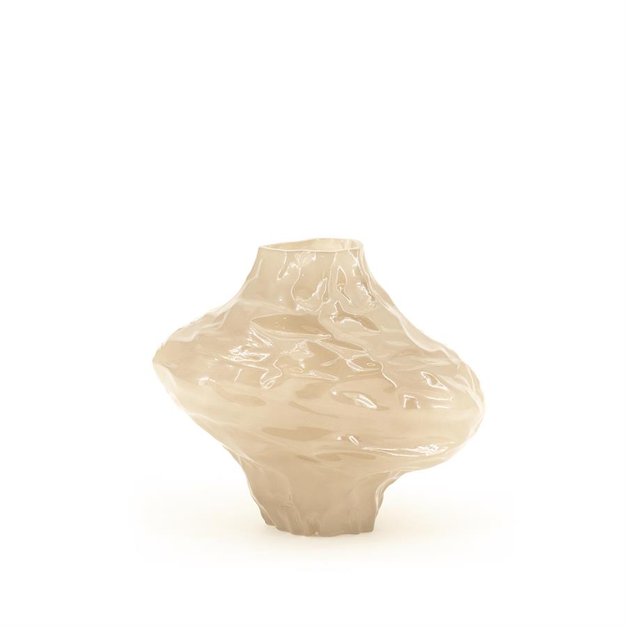 Vase Rias Klein Taupe
