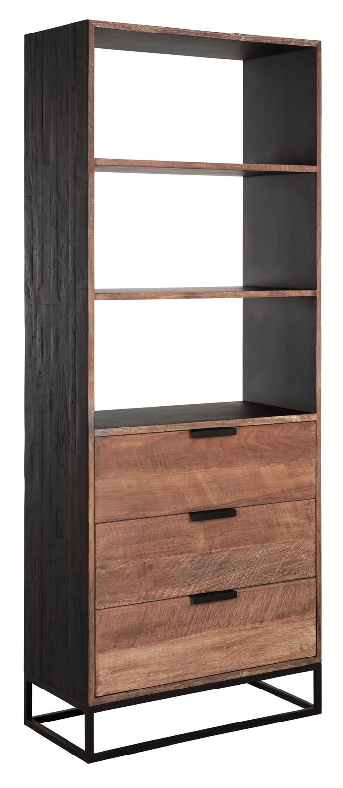 Bücherregal Cosmo 3 Schubladen 3 offene Fächer