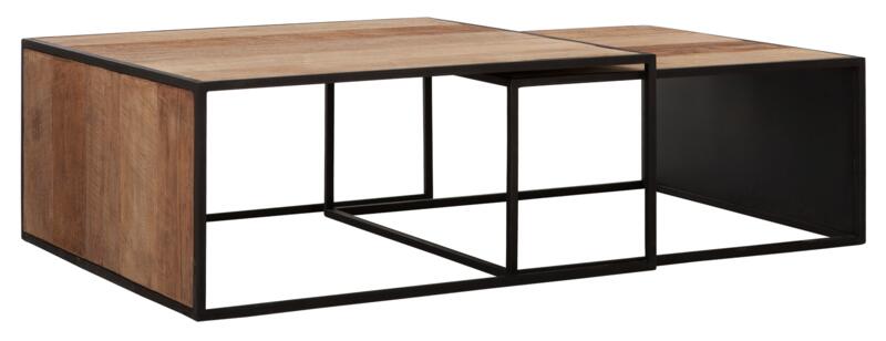 Cosmo Couchtisch Quadratisch 2er Set