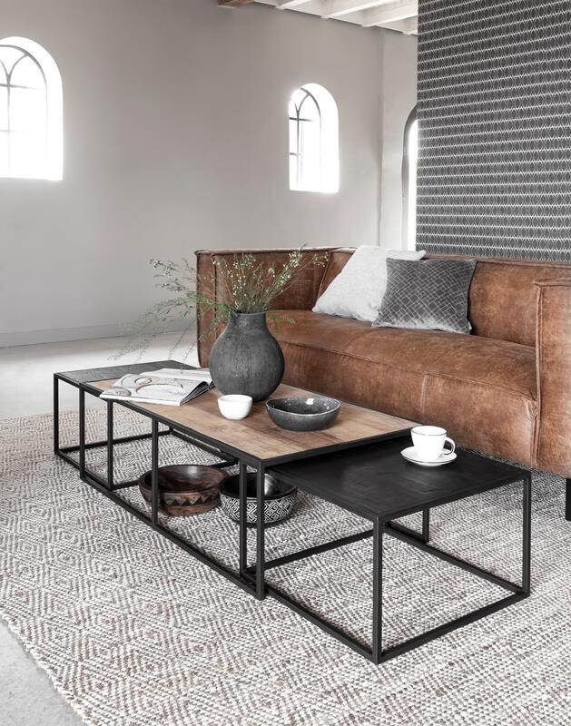Couchtisch Cosmo Rechteckig 3er Set